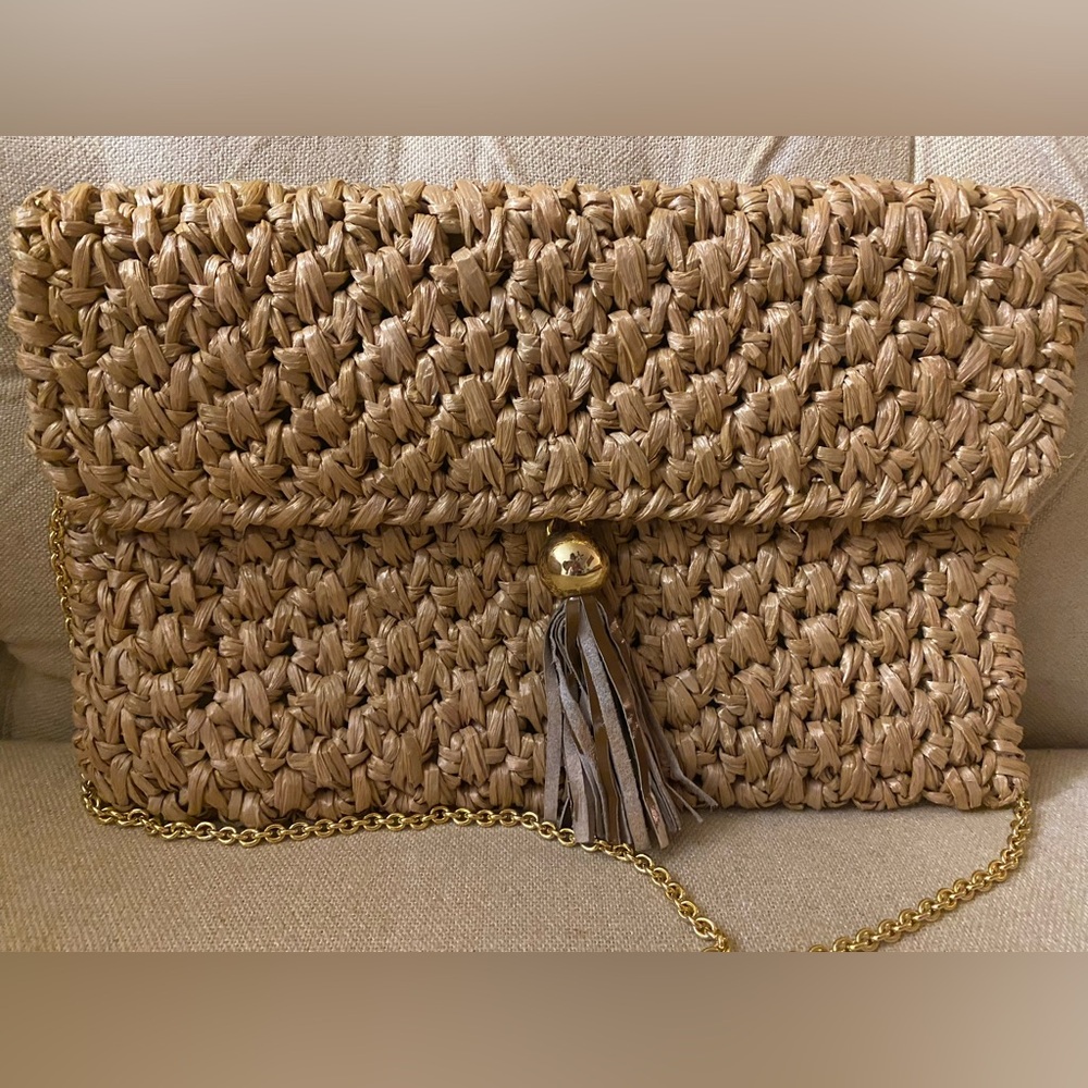 Rodo bag purse Straw Wicker Italy Vintage